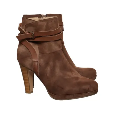 Bottes à talons (Marron) de Alley