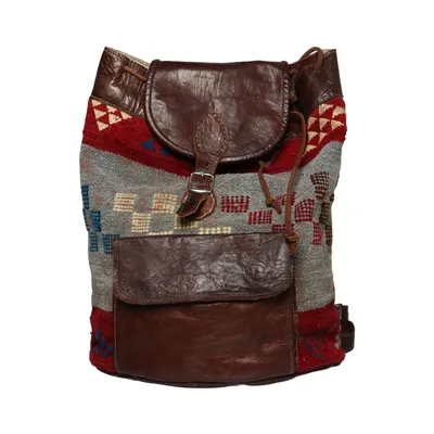 Sac à dos (Marron, Gris, Multicolore)