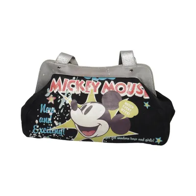 Handbag (Black, Silver, Multicolored) from Disney Mickey Mouse