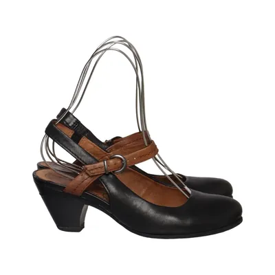 Sandales à talons hauts (Noir, Marron) de Jana Cuir