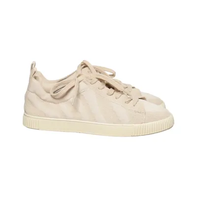 Canvas schoenen (Beige) van Woden Gerecycled katoen