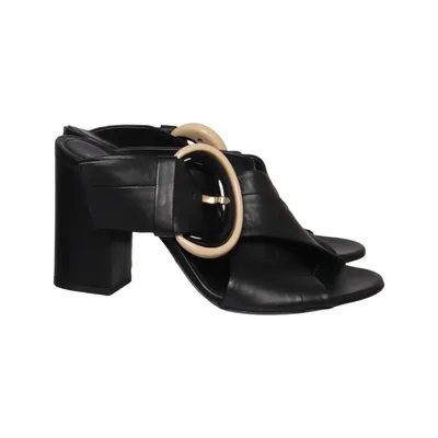 Mules (Noir) de Attilio Giusti Leombruni Cuir