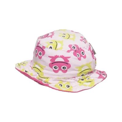 Bucket hat (Roze, Meerkleurig) van Maxomorra Elastaan, Organisch katoen