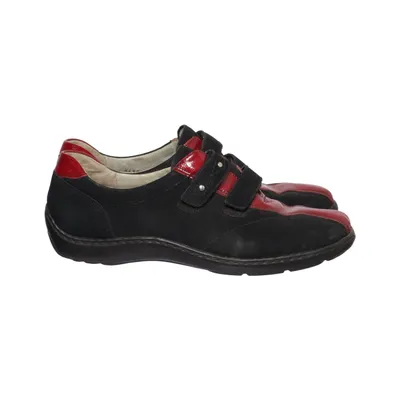 Chaussures de marche (Noir, Rouge) de Waldläufer