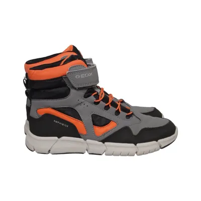 Hiking boots (Gray, Black, Orange) from Geox Respira