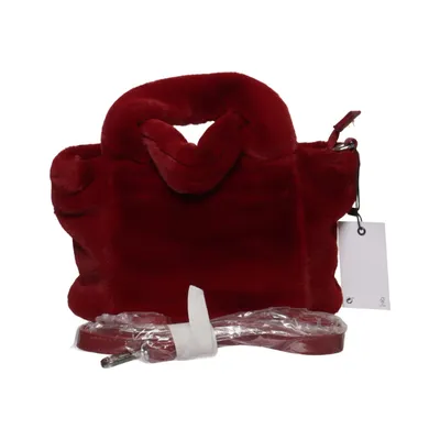 Handbag (Red) from Bershka Polyester, Polyurethane