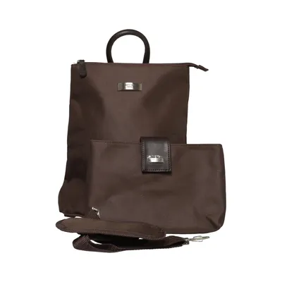 Backpack (Brown) from Paquetage Polyester