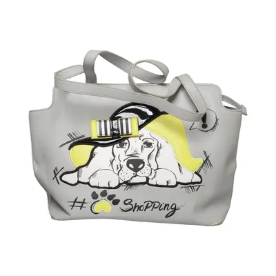 Handbag (Gray, Multicolored) from Braccialini