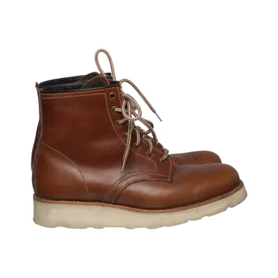 Laced boots (Brown) from Ten Points Leather