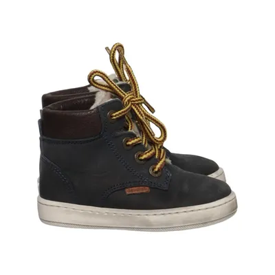 Laced boots (Blue, Multicolored) from Develab Leather
