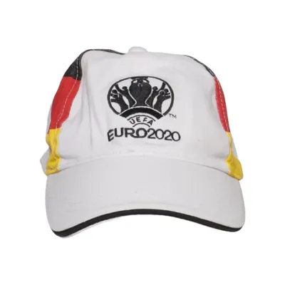 Baseball cap (White, Multicolored) from Uefa Cotton