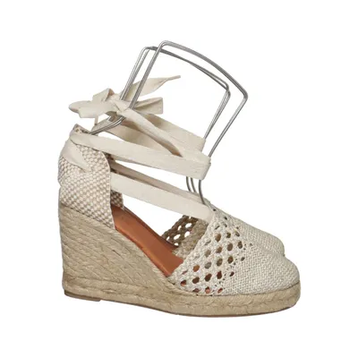 Wedges (Beige) from Minelli Leather