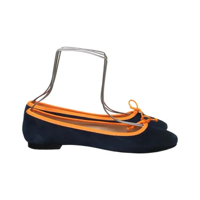 Ballerinasko (Blå, Orange) fra Sandra Morales Læder