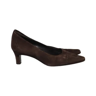 Escarpins (Marron) de Mauro Teci Cuir, Daim