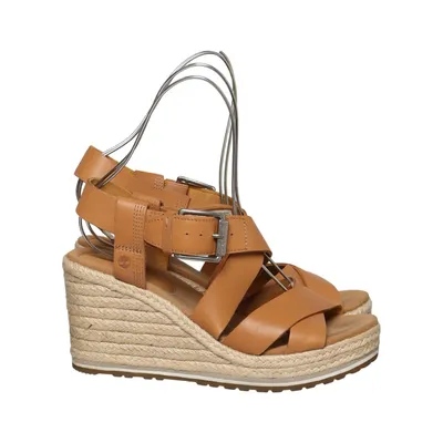 Chaussure compensées (Marron) de Timberland Cuir