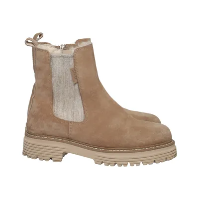 Boots (Beige) von Bench Leder