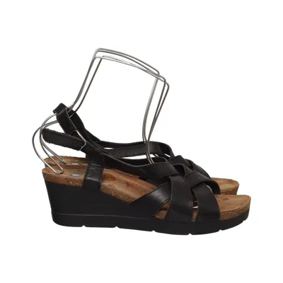 Wedges (Black) from Biostep Leather