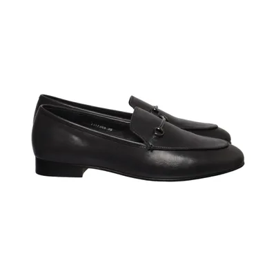 Loafers (Zwart) van Si Leer