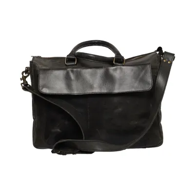 Sac d'ordinateur (Gris) de Gusti Leder Cuir