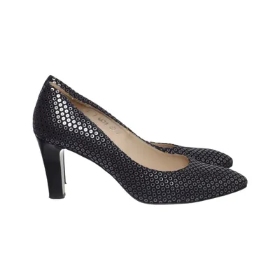 Pumps (Svart, Silverfärgad) från Anis Skinn
