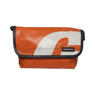 Skuldertaske (Orange, Hvid, Sort) fra Freitag