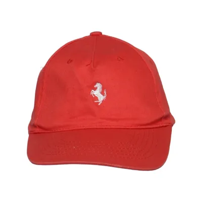 Honkbalpet (Rood) van Ferrari Katoen