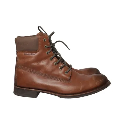 Bottes à lacets (Marron) de Caterpillar Cuir