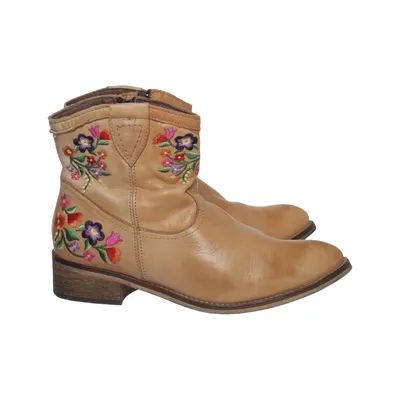 Ankle boots (Beige, Multicolored) from Duffy Leather