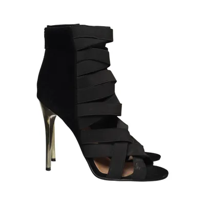 High heel sandals (Black) from Follow Me