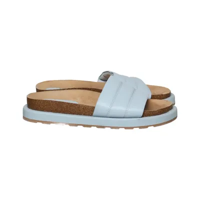 Mules (Bleu) de Catwalk Cuir