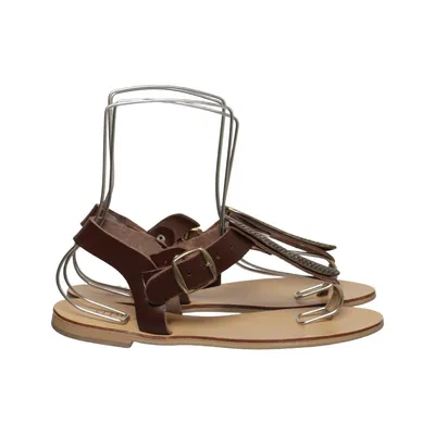 Sandals (Brown) from Klimatsakis Leather