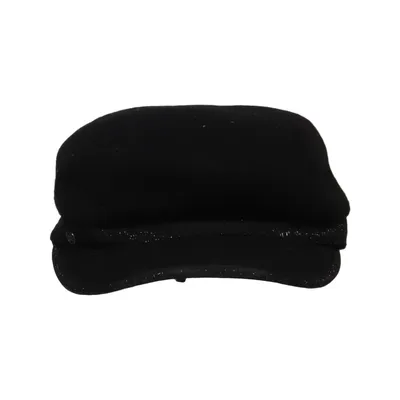 Flat cap (Sort) fra Thom by Thomas Rath Polyester, Uld