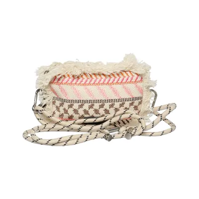 Sac à bandoulière (Beige, Multicolore) de Lala Berlin Coton, Lin, Polyester