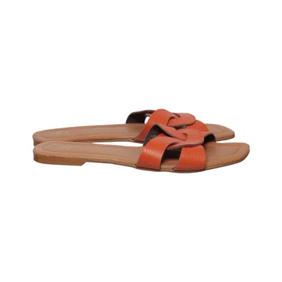 Slip-ins (Orange) from Pat Calvin Leather
