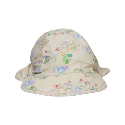 UV-keps (Beige, Flerfärgad) från Mini a Ture Elastan, Polyester