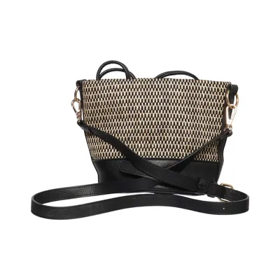 Axelremsväska (Svart, Beige) från Lindex Bomull, Polyester, Polyuretan