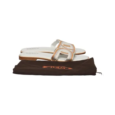 Slip-ins (Wit, Bruin, Grijs) van Tod's Leer