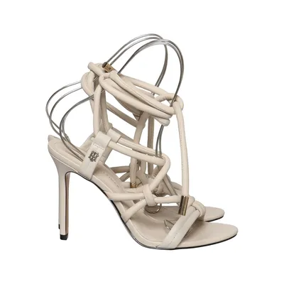 High heel sandals (Beige) from Tommy Hilfiger Leather