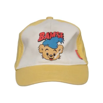 Baseballkeps (Gul, Vit, Flerfärgad) från Bamse by Lindex Bomull