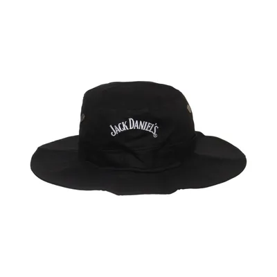 Bucket hat (Zwart) van Jack Daniels
