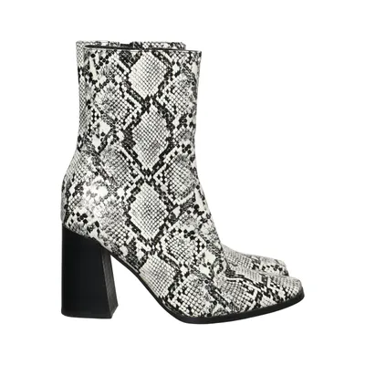 Bottes à talons (Noir, Blanc) de Pimkie