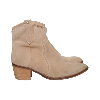 Enkellaarzen (Beige) van Pedro Miralles