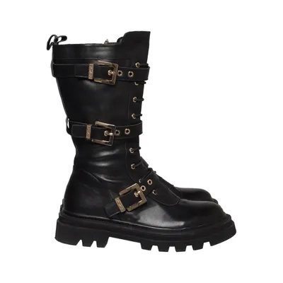 Bottes à lacets (Noir) de Kazar Cuir