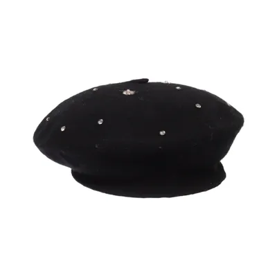 Baret (Zwart) van Zara Accessories Polyamide, Wol