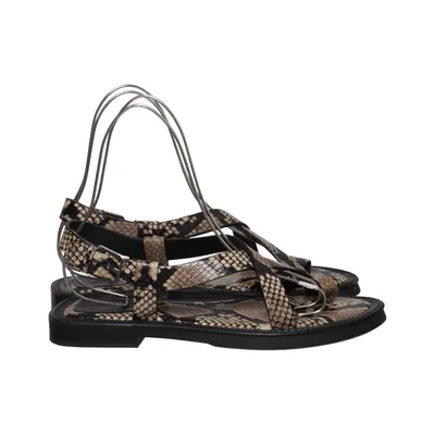 Sandalen (Beige, Zwart, Meerkleurig) van Massimo Dutti