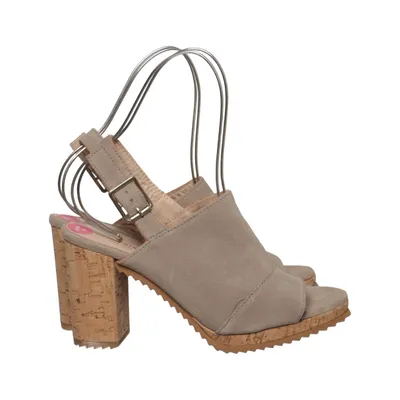 Sandales à talons hauts (Beige) de Lumberjack Cuir