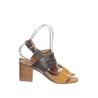 High heel sandals (Brown, Yellow) from Alberto Fermani