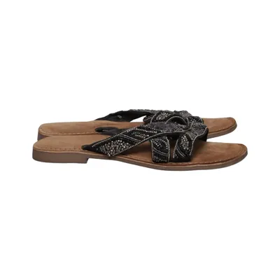 Sandales (Marron, Noir) de Lazamani Cuir