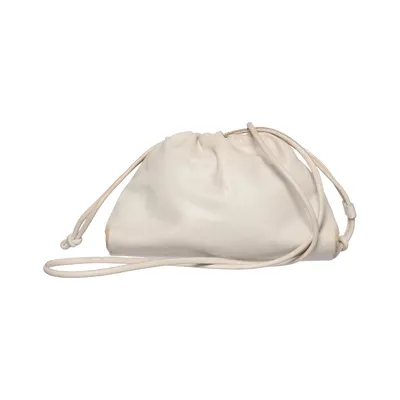 Axelremsväska (Beige) från COS Bomull, Skinn