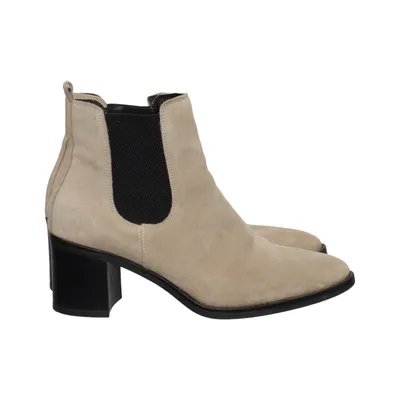 Bottes à talons (Beige) de Anna Field Cuir